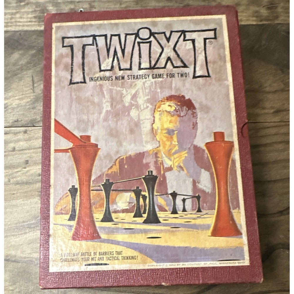 Twixt Minnesota Mining & Manufacturing 1962 Vintage Strategy Board Game 2 Player